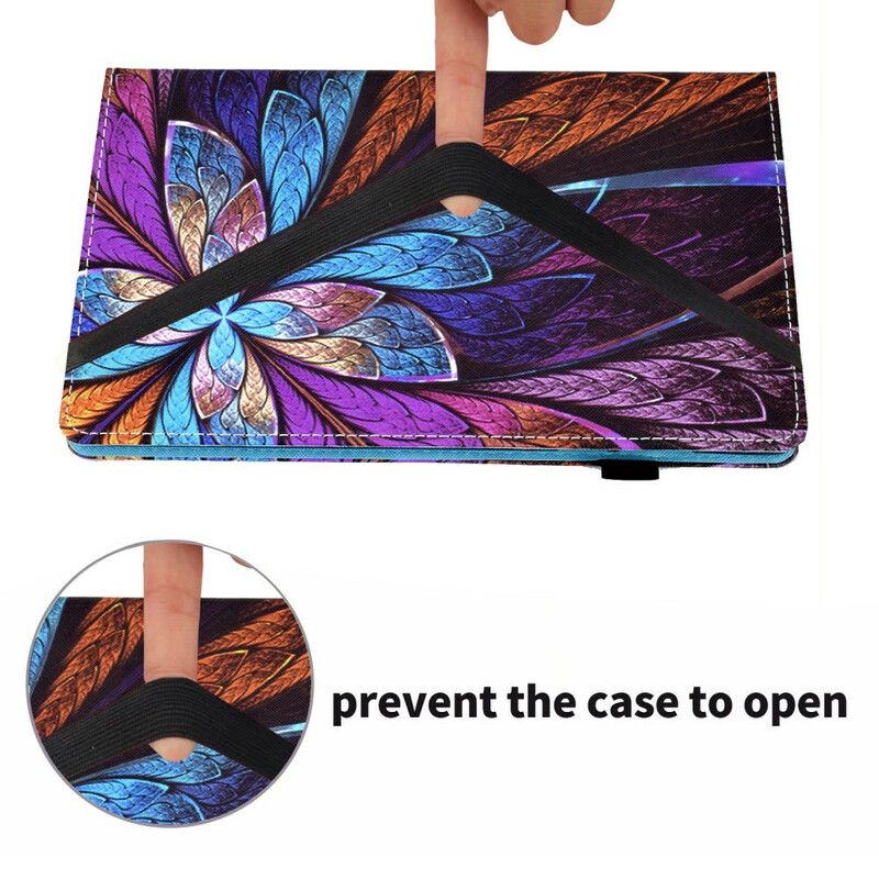 Hoesje Case Samsung Galaxy Tab A7 Lite Telefoonhoesje Abstracte Bloem