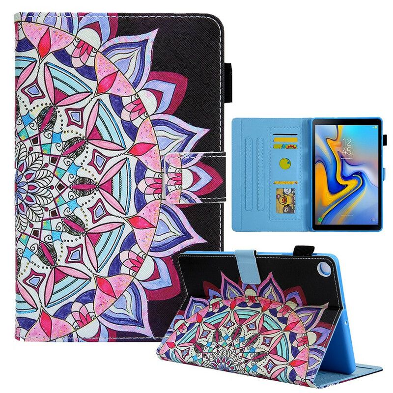 Leren Hoesje Samsung Galaxy Tab A7 Lite Grafische Mandala Bescherming Hoesje