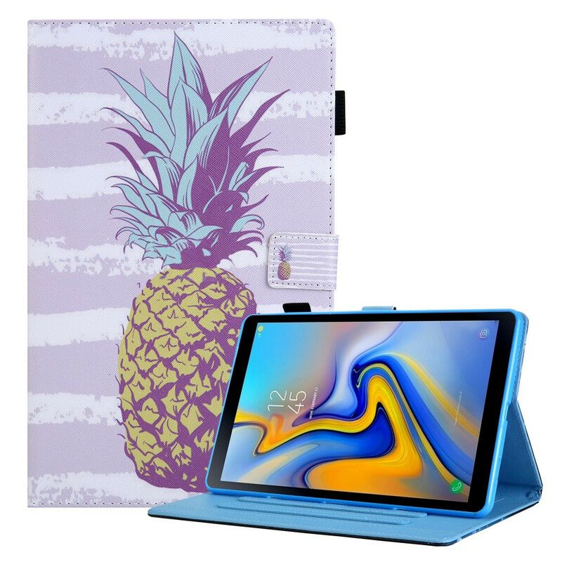 Leren Hoesje Samsung Galaxy Tab A7 Lite Ontwerp Ananas Bescherming Hoesje