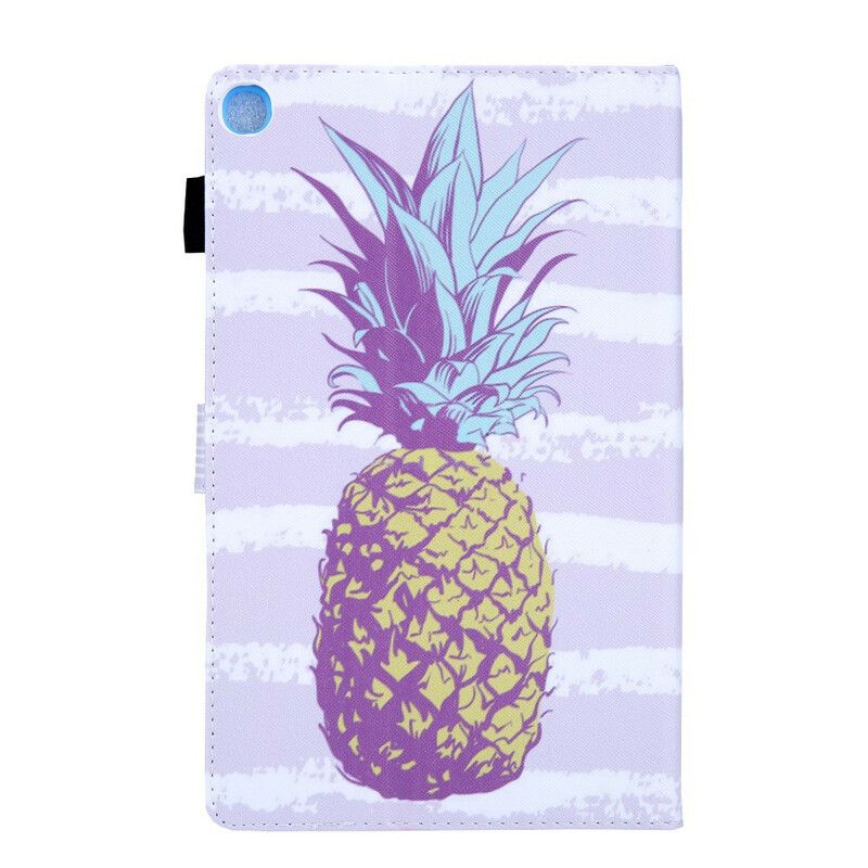 Leren Hoesje Samsung Galaxy Tab A7 Lite Ontwerp Ananas Bescherming Hoesje