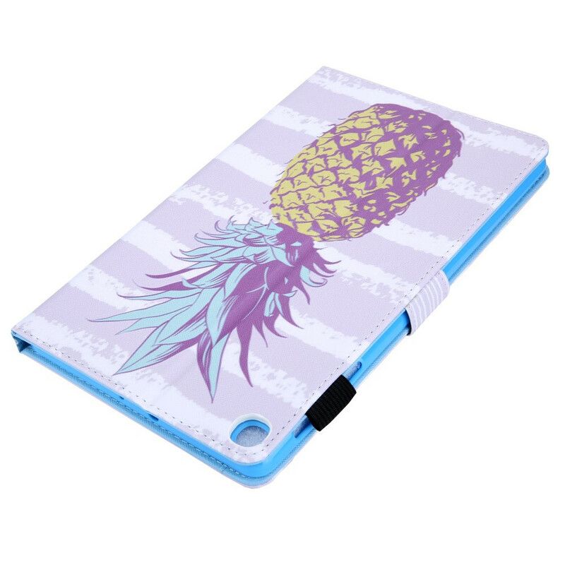 Leren Hoesje Samsung Galaxy Tab A7 Lite Ontwerp Ananas Bescherming Hoesje