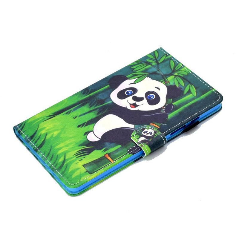 Leren Hoesje Voor Samsung Galaxy Tab A7 Lite Panda