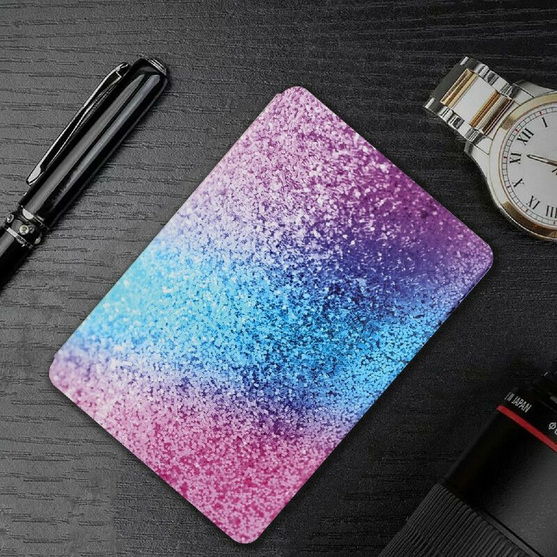 Smart Case Samsung Galaxy Tab A7 Lite Twee Flap Fantasy Pailletten