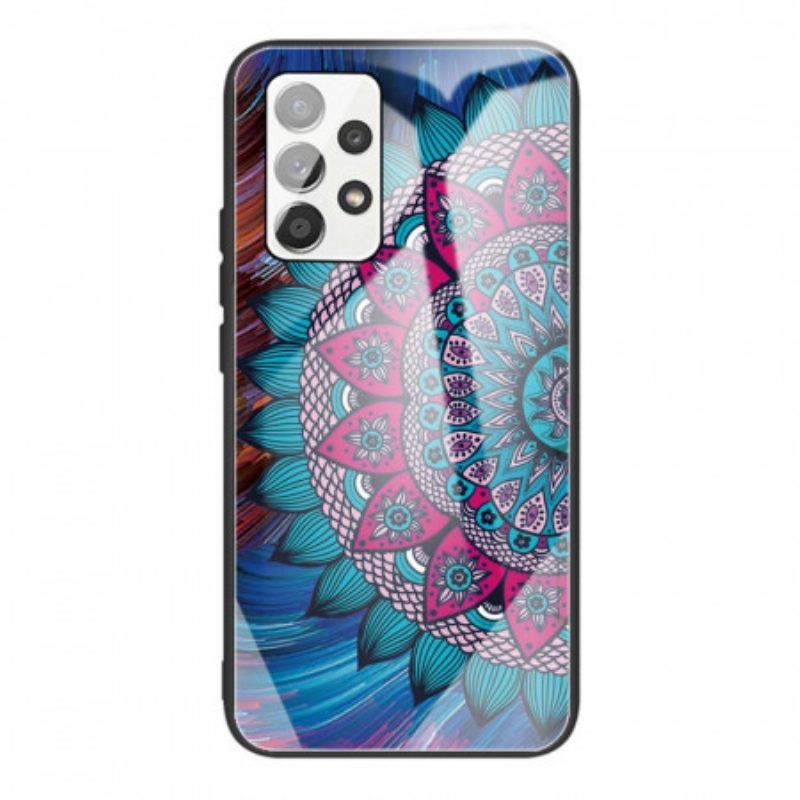 Hoesje voor Samsung Galaxy A53 5G Mandala Gehard Glas