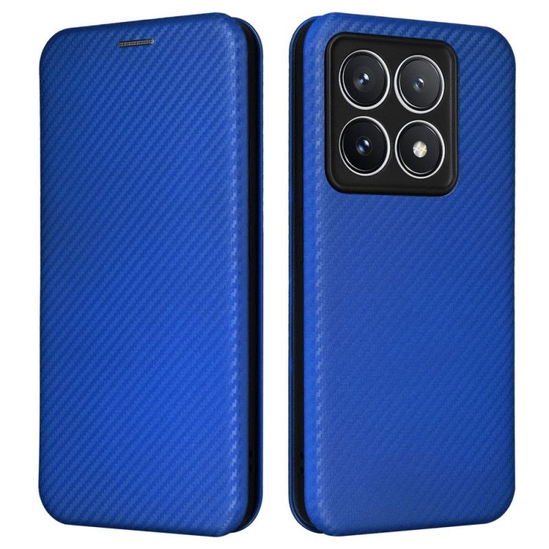 Folio-hoesje Xiaomi 14t Pro Koolstofvezel