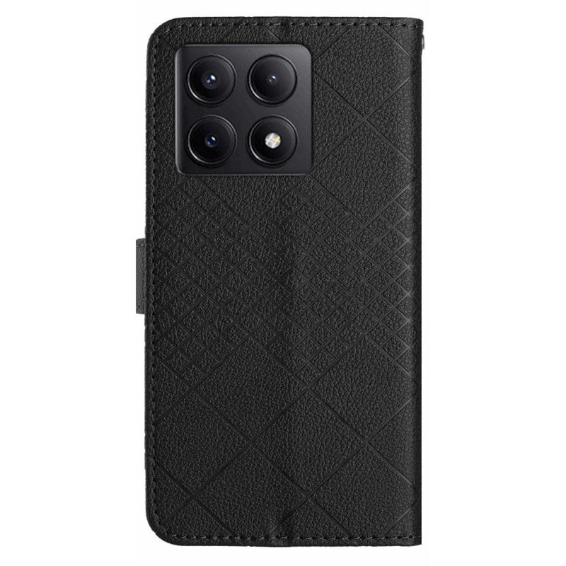 Leren Hoesje Voor Xiaomi 14t Pro Diamanten