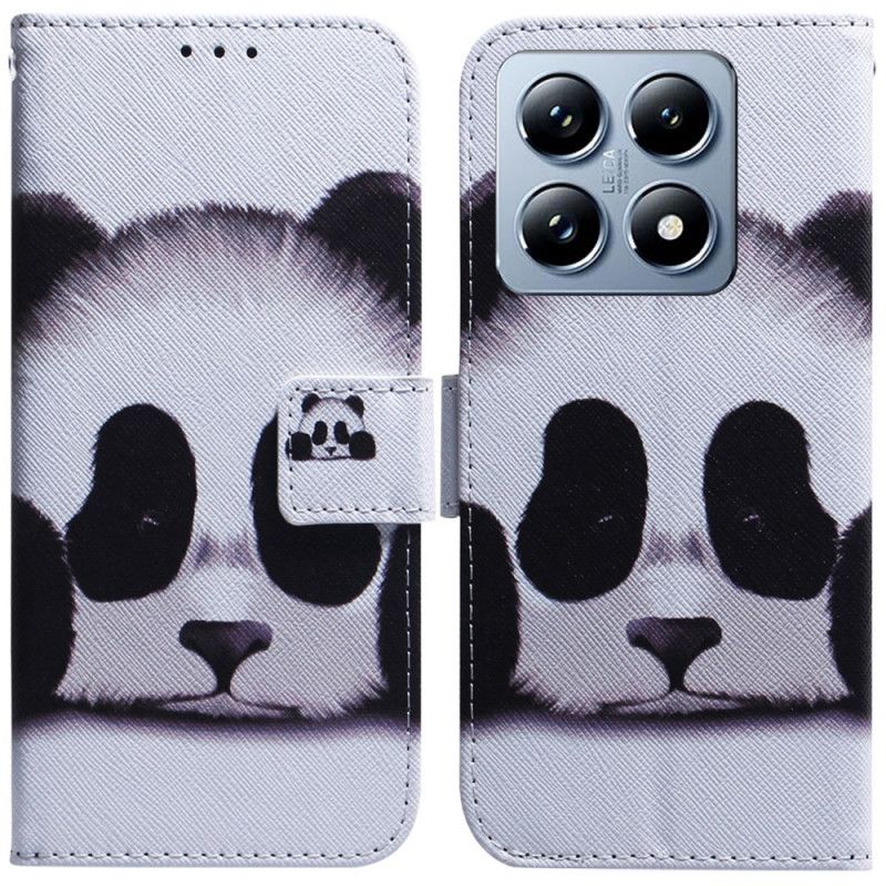 Leren Hoesje Voor Xiaomi 14t Pro Panda