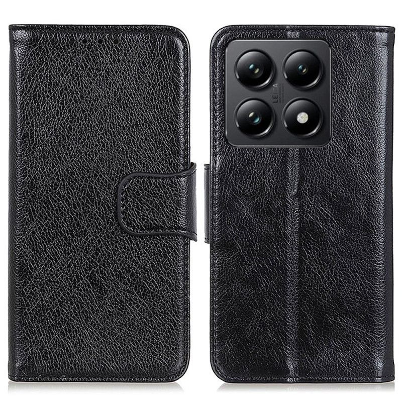 Leren Hoesje Xiaomi 14t Pro Nappaleer-design Bescherming Hoesje