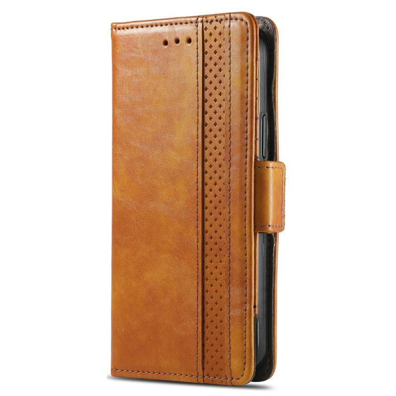 Leren Hoesje Xiaomi 14t Pro Tweekleurige Caseneo Bescherming Hoesje