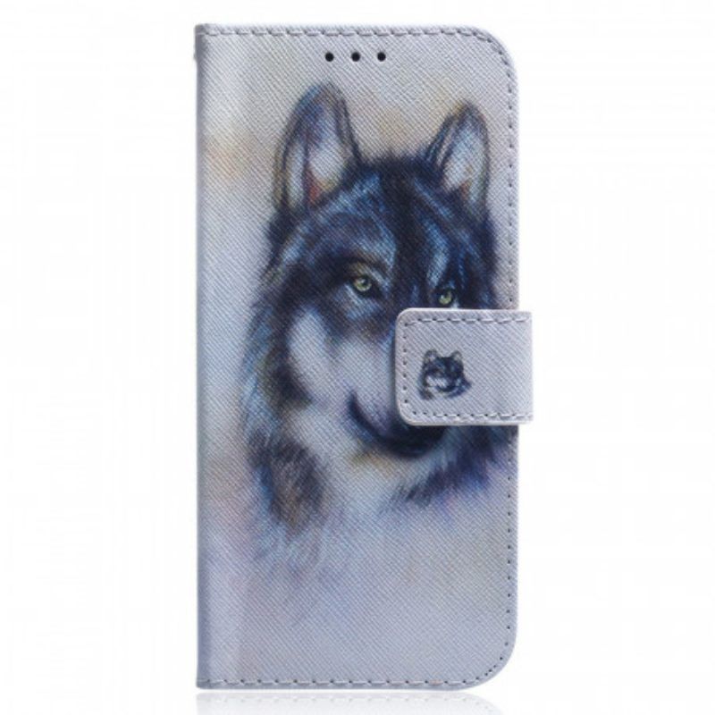 Folio-hoesje voor Sony Xperia 1 IV Aquarel Hond