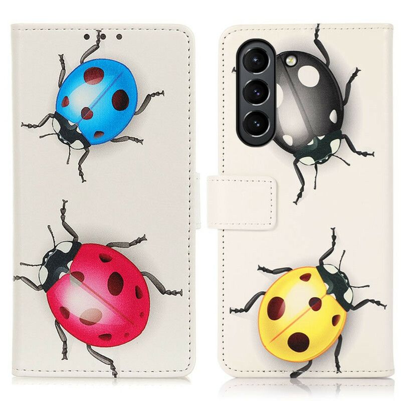 Bescherming Hoesje Samsung Galaxy S21 Fe Lieveheersbeestjes