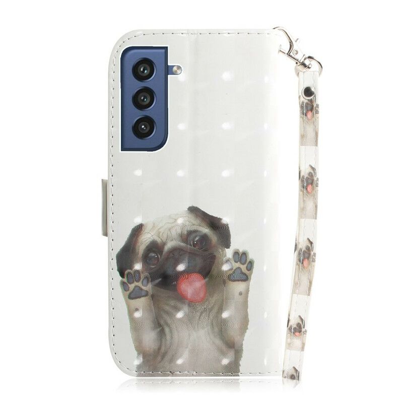 Bescherming Hoesje Samsung Galaxy S21 Fe Love My Dog String