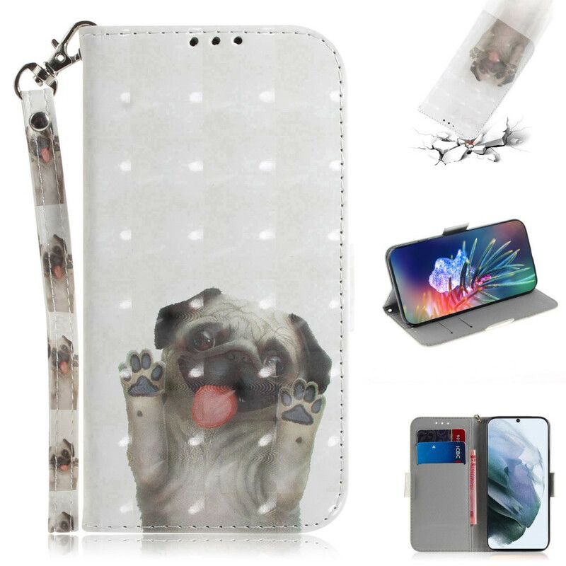 Bescherming Hoesje Samsung Galaxy S21 Fe Love My Dog String