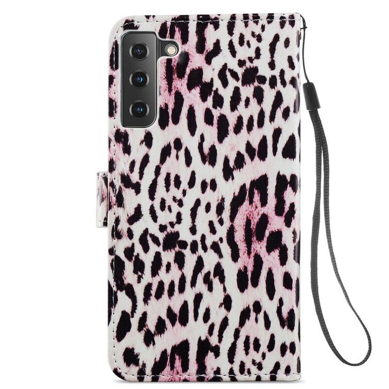 Bescherming Hoesje Samsung Galaxy S21 Fe Luipaardprint