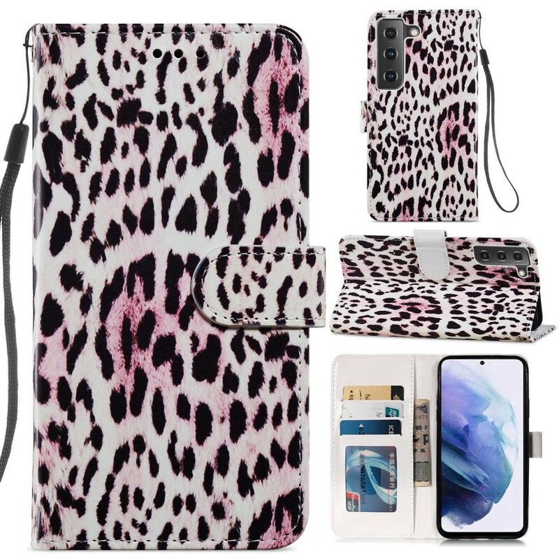 Bescherming Hoesje Samsung Galaxy S21 Fe Luipaardprint