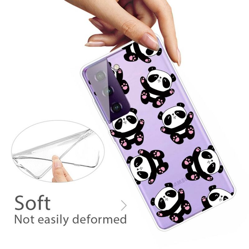 Case Hoesje Samsung Galaxy S21 Fe Telefoonhoesje Top Panda's Leuk