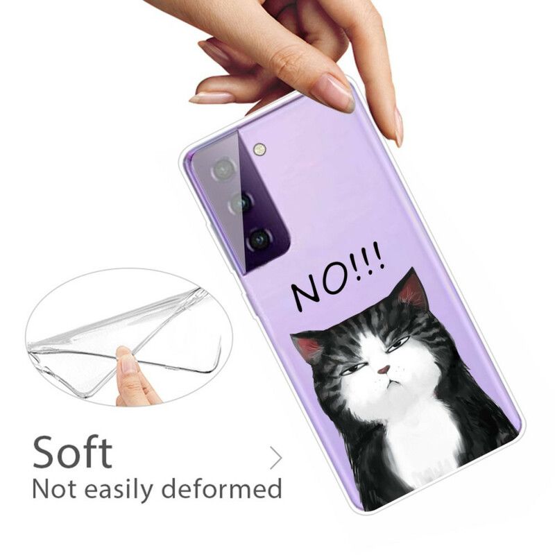 Hoesje Samsung Galaxy S21 Fe De Kat Die Nee Zegt