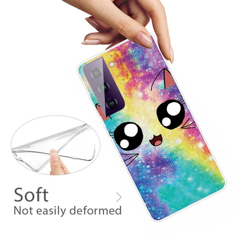 Hoesje Samsung Galaxy S21 Fe Kat Cartoon