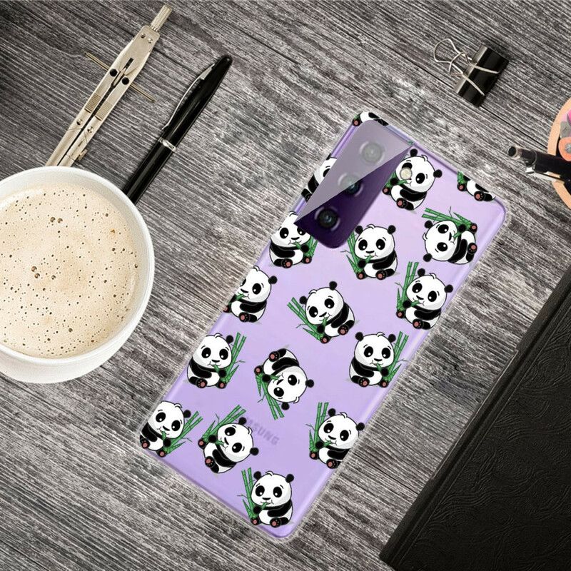 Hoesje Samsung Galaxy S21 Fe Kleine Panda's