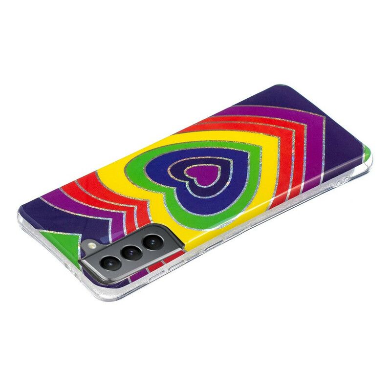 Hoesje Samsung Galaxy S21 Fe Psychedelisch Hart