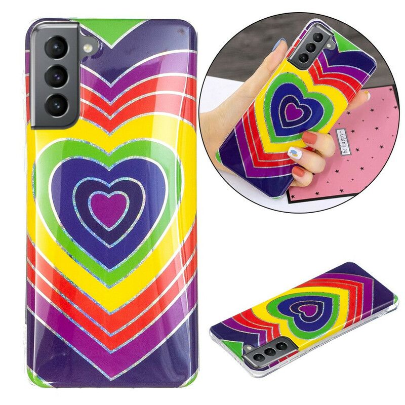 Hoesje Samsung Galaxy S21 Fe Psychedelisch Hart