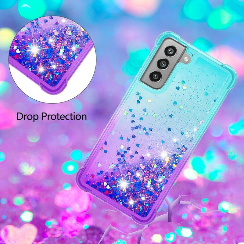 Hoesje Voor Samsung Galaxy S21 Fe Glitterkleuren