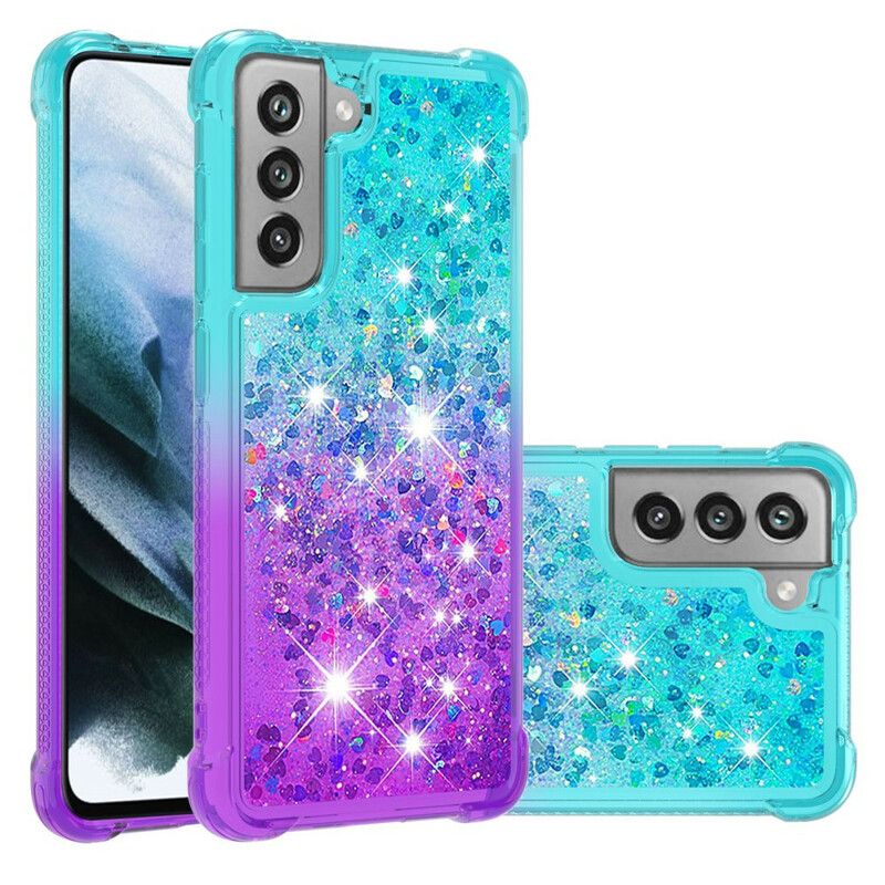 Hoesje Voor Samsung Galaxy S21 Fe Glitterkleuren