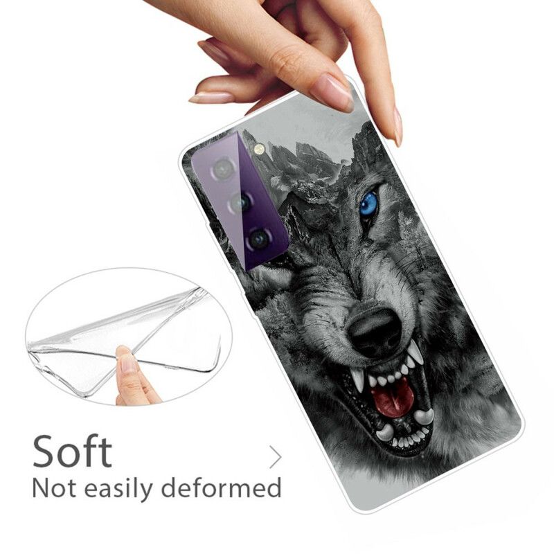 Hoesje Voor Samsung Galaxy S21 Fe Sublieme Wolf