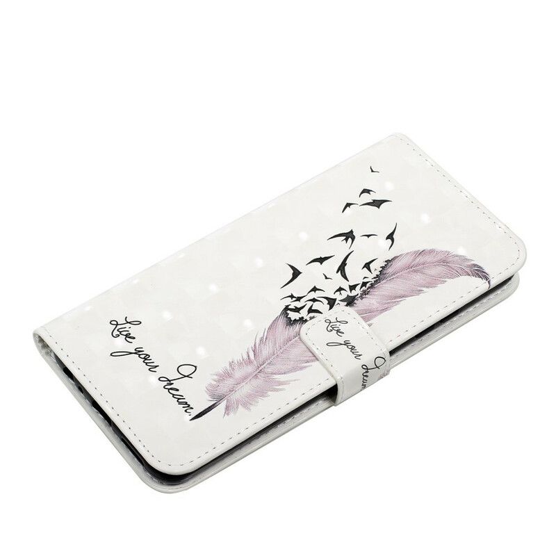 Leren Hoesje Voor Samsung Galaxy S21 Fe Leef Je Droom