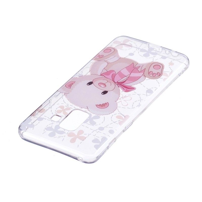 Case Hoesje Samsung Galaxy A8 Telefoonhoesje Schattige Teddybeer