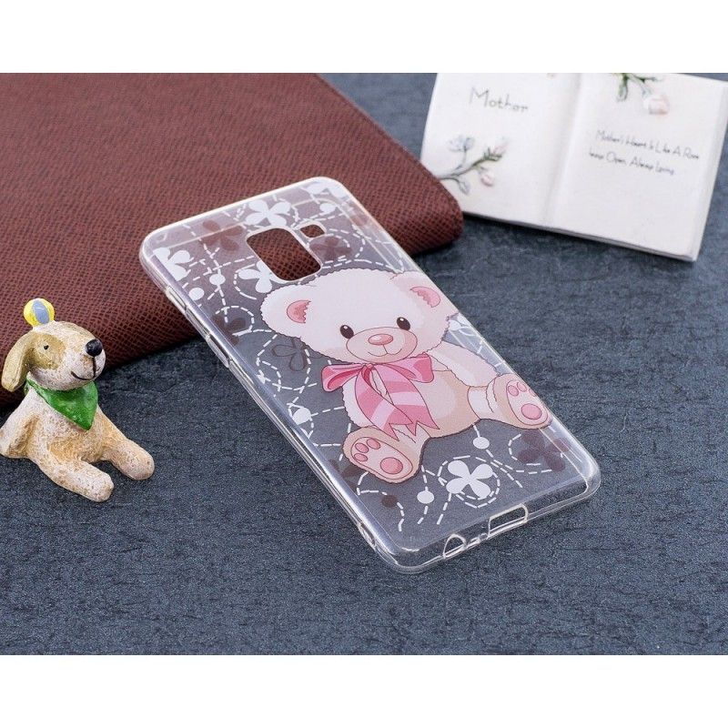 Case Hoesje Samsung Galaxy A8 Telefoonhoesje Schattige Teddybeer