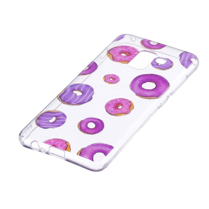 Cover Hoesje Samsung Galaxy A8 Telefoonhoesje Fan Van Donuts