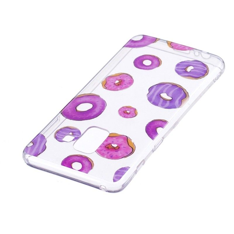 Cover Hoesje Samsung Galaxy A8 Telefoonhoesje Fan Van Donuts