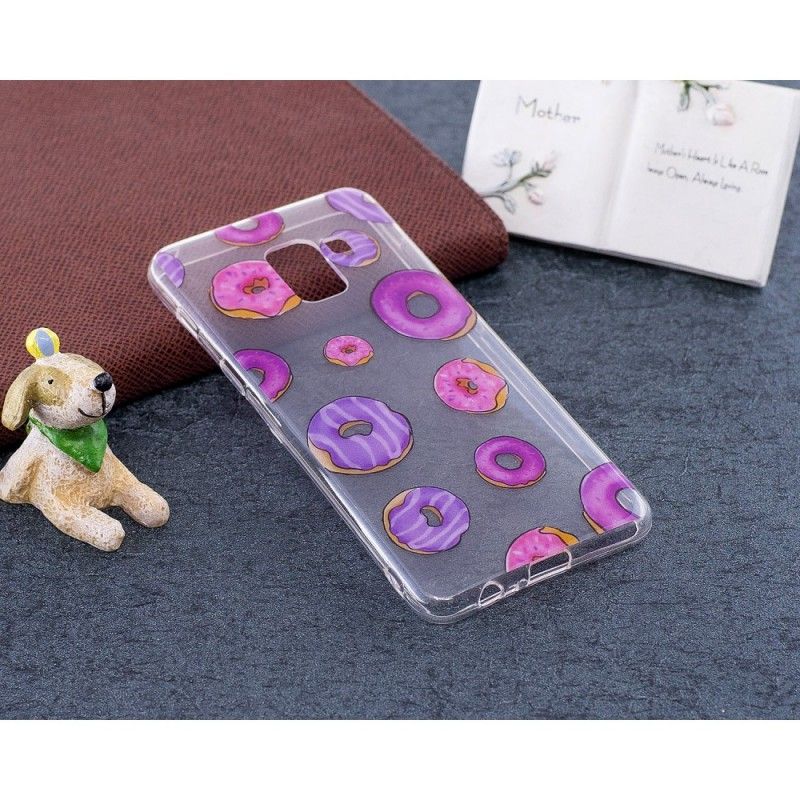 Cover Hoesje Samsung Galaxy A8 Telefoonhoesje Fan Van Donuts