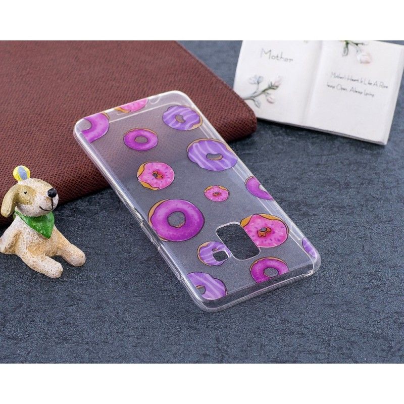 Cover Hoesje Samsung Galaxy A8 Telefoonhoesje Fan Van Donuts