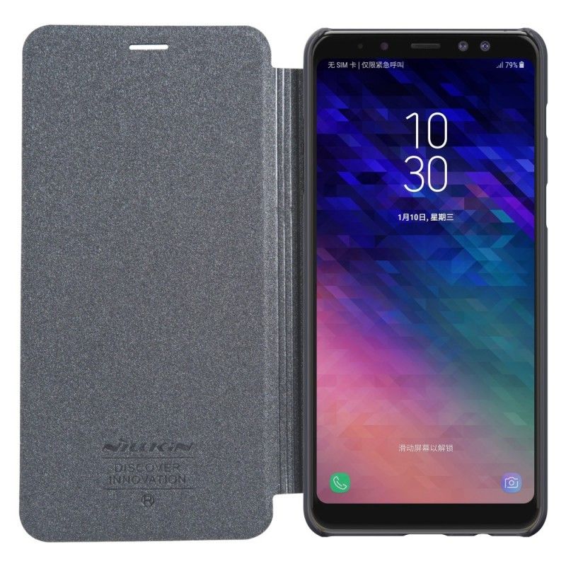 Folio-hoesje voor Samsung Galaxy A8 Magenta Nillkin