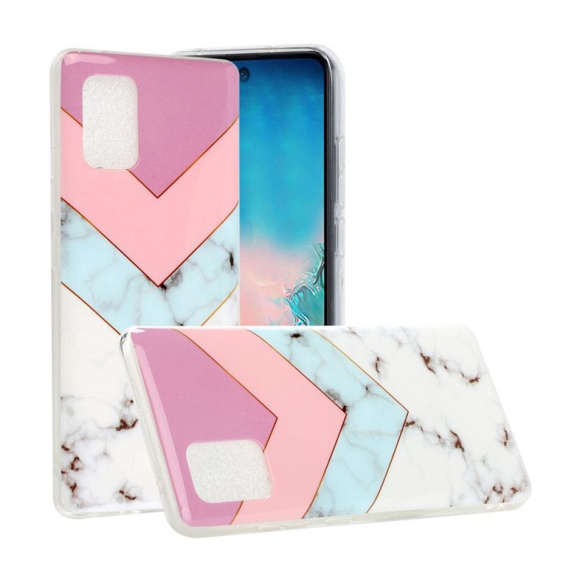 Case Hoesje Samsung Galaxy A51 5G Telefoonhoesje Gekleurd Glamourmarmer