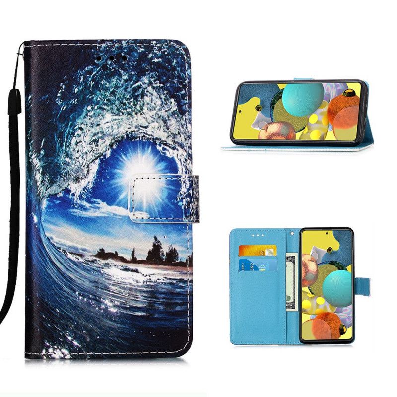 Flip Case Leren Samsung Galaxy A51 5G Hou Van De Golf