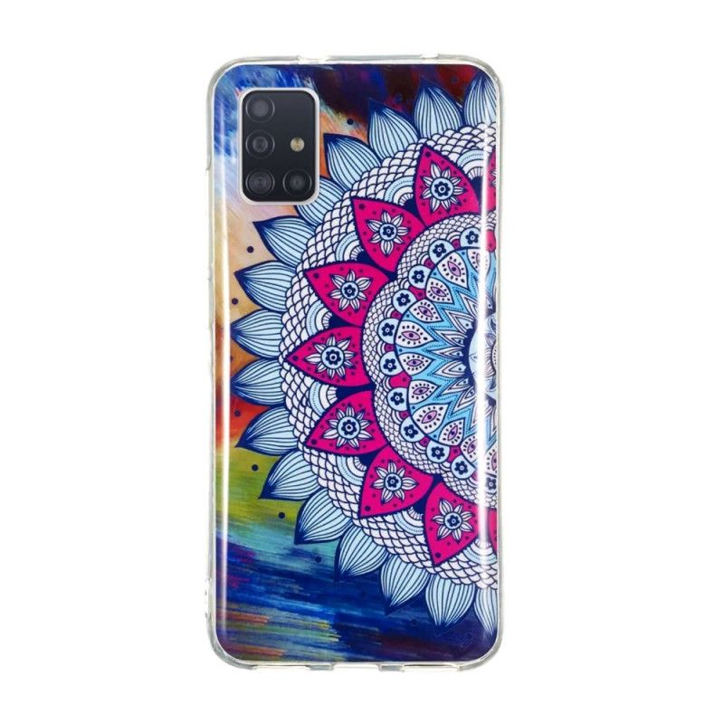 Hoesje Samsung Galaxy A51 5G Fluorescerende Mandala