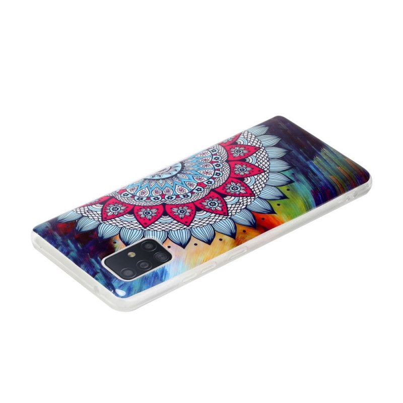 Hoesje Samsung Galaxy A51 5G Fluorescerende Mandala