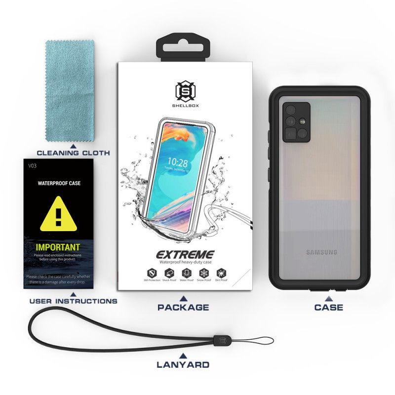 Hoesje Samsung Galaxy A51 5G Waterdichte Shellbox