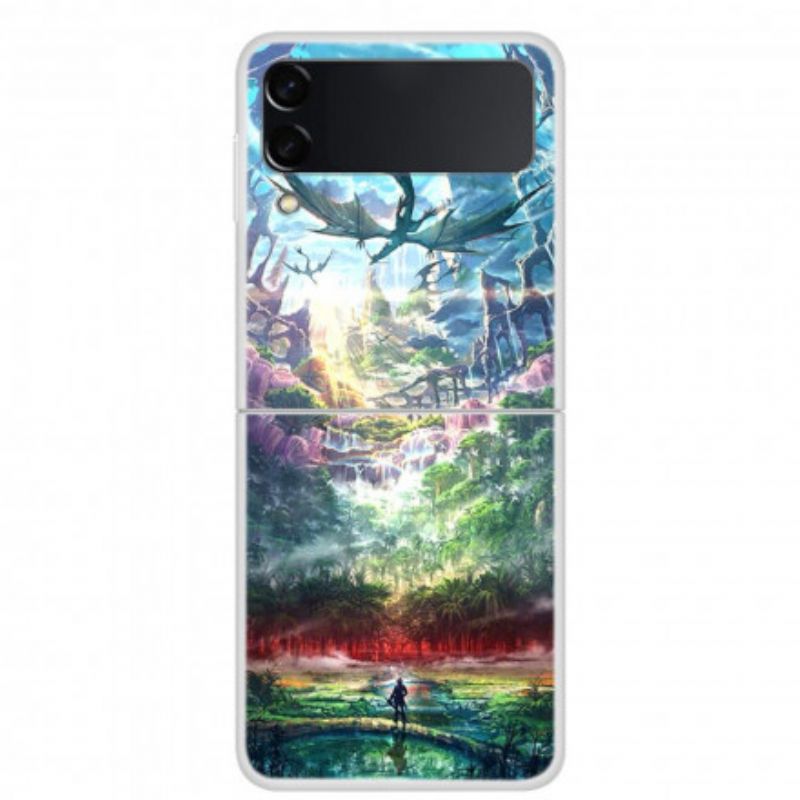 Hoesje Samsung Galaxy Z Flip 3 5g Draak