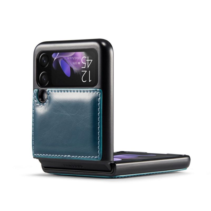 Hoesje Voor Samsung Galaxy Z Flip 3 5g Caseme Gewaxt Leerstijl