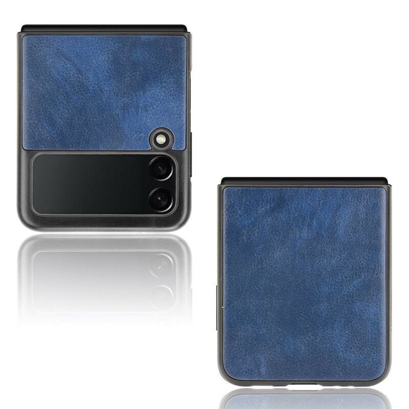 Hoesje Voor Samsung Galaxy Z Flip 3 5g Lychee Kunstleer