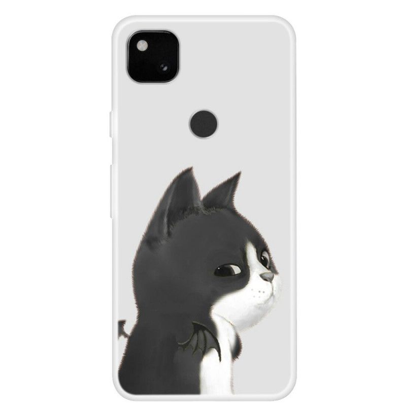 Hoesje Google Pixel 4a Duivel Cat