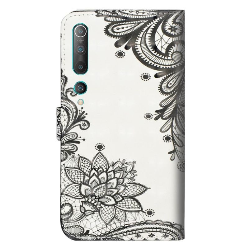 Bescherming Hoesje Xiaomi Mi 10 / 10 Pro Telefoonhoesje Kanten Bloemenmandala