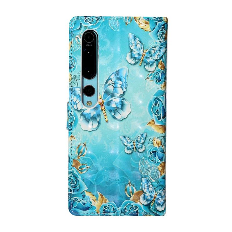 Flip Case Leren Xiaomi Mi 10 / 10 Pro Lichtvlek Mandala Paars