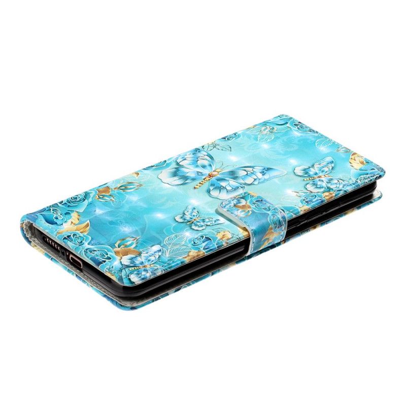 Flip Case Leren Xiaomi Mi 10 / 10 Pro Lichtvlek Mandala Paars