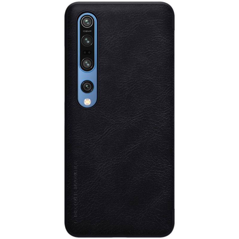 Folio-hoesje Xiaomi Mi 10 / 10 Pro Bruin Nillkin Qin-Reeks