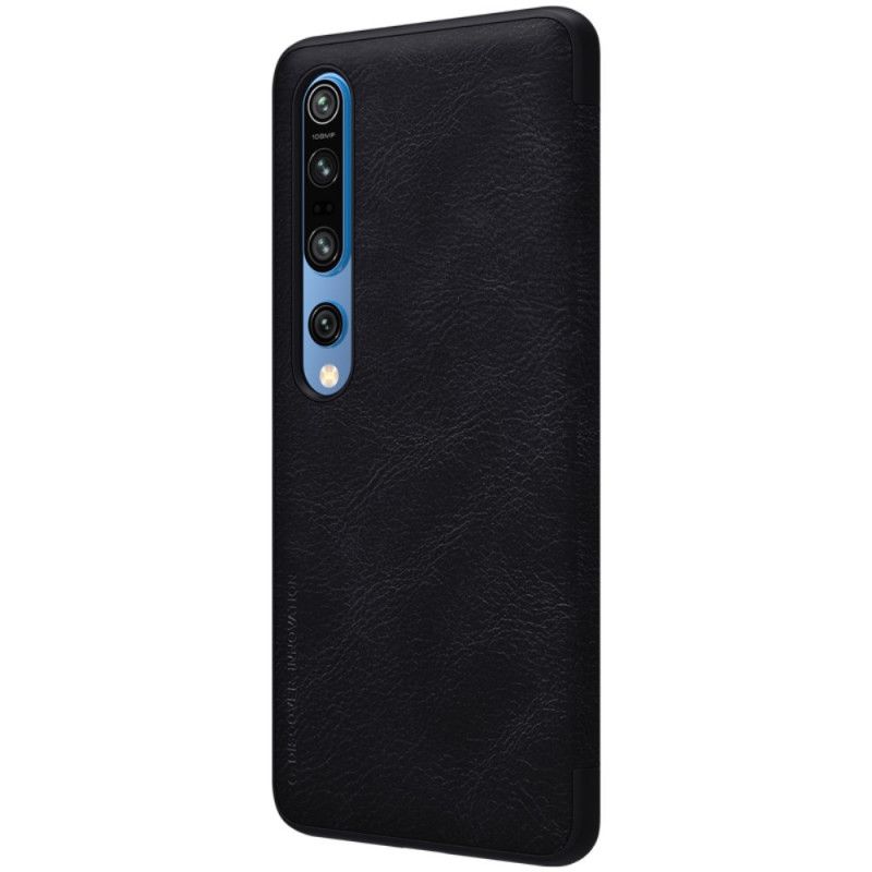 Folio-hoesje Xiaomi Mi 10 / 10 Pro Bruin Nillkin Qin-Reeks